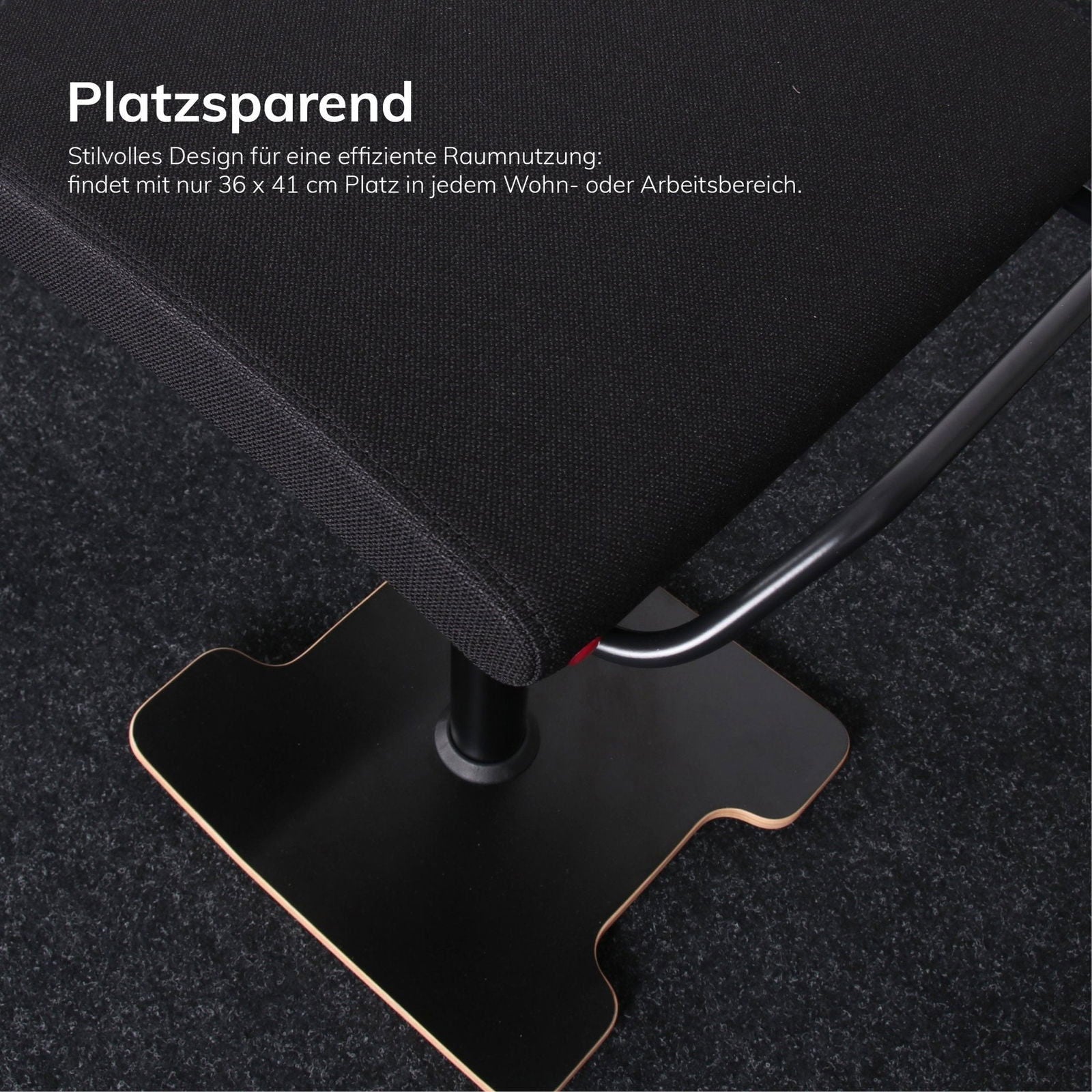 Ergonomischer Bürohocker Hocker - Stehhilfe mit Bodenwippe Lento Sella Activa SA10 - verhindert Rückenschmerzen und Verspannungen - Büromöbel Plus