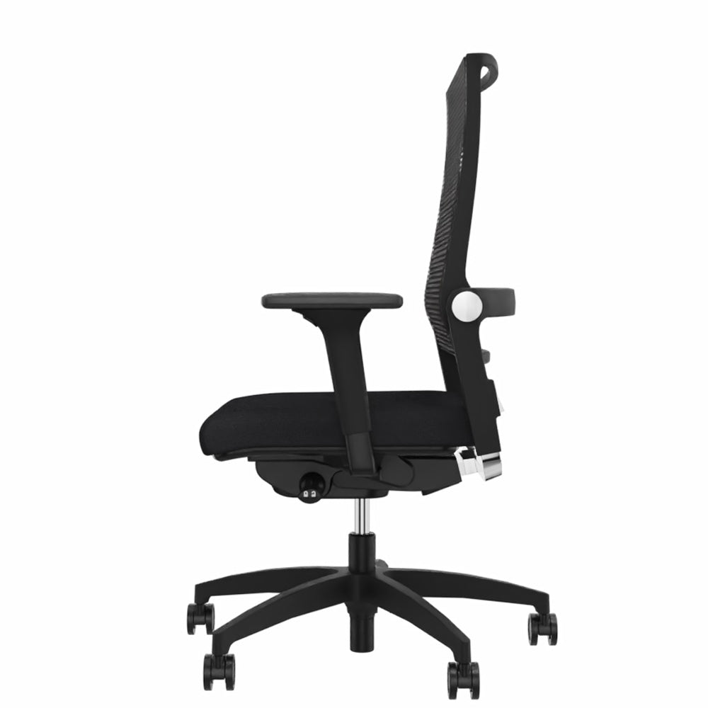 Ergonomischer Bürostuhl Dauphin LORDO FLEX LO 3017_SLP | Netzrücken | Schwarz - Büromöbel Plus