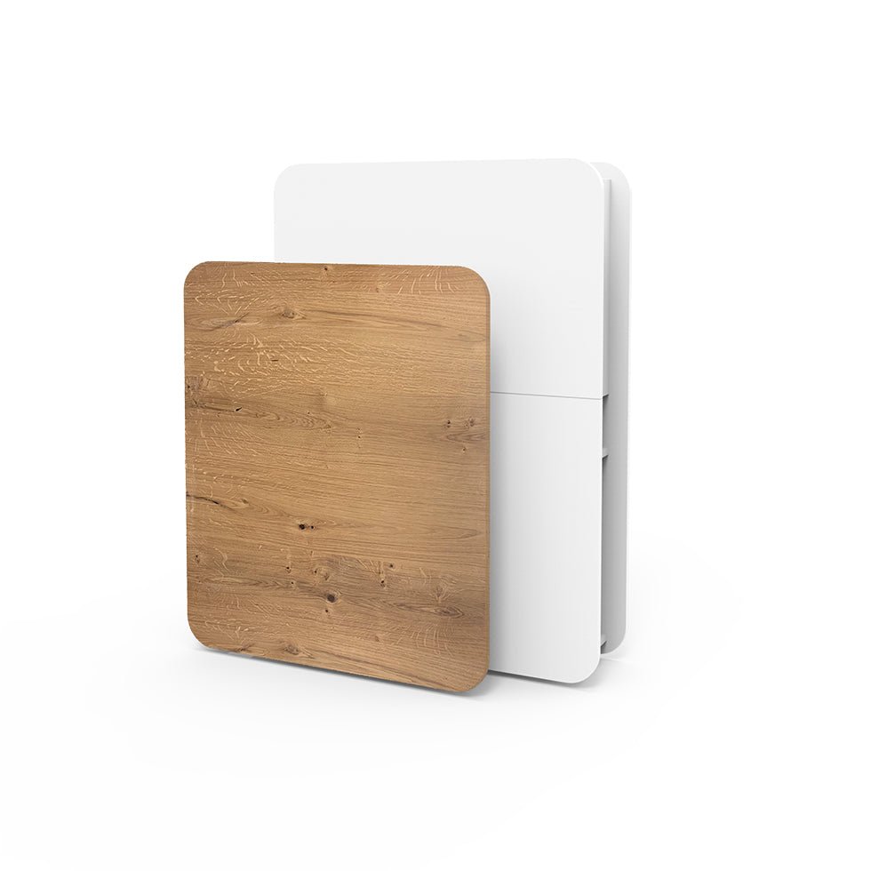 Dekor Weiss-Eiche wild Echtholzfurnie