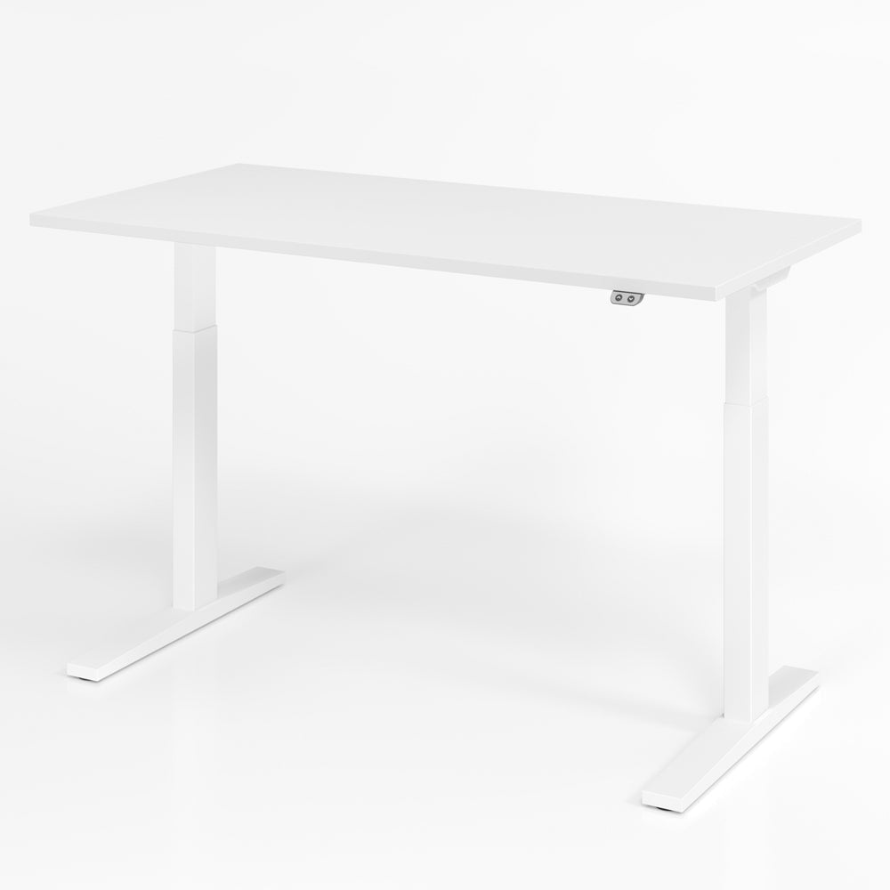 Höhenverstellbarer Schreibtisch EASY | 70 bis 120 cm Arbeitshöhe | bis 180 cm Tischbreite | 11 Farben - Büromöbel Plus