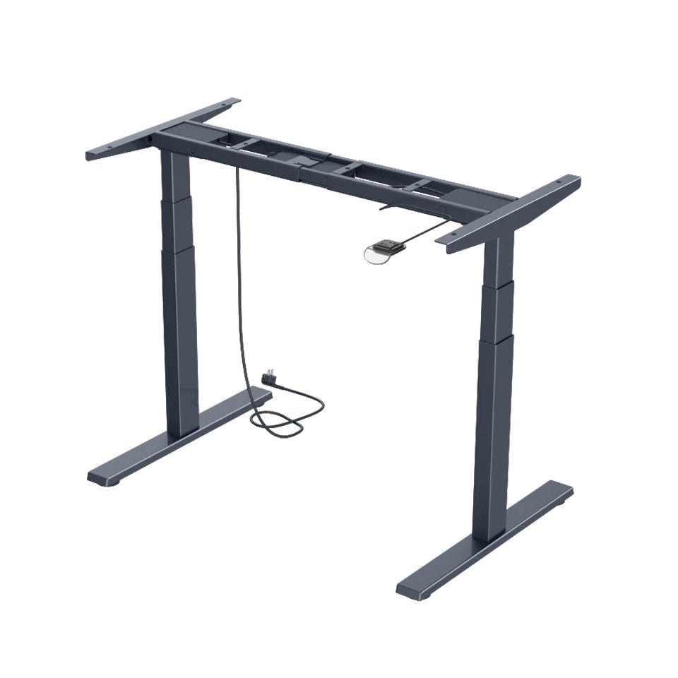 Höhenverstellbares Schreibtisch Gestell | EASY PLUS | sofort lieferbar | bis 126,5cm Arbeitshöhe | 3 Farben - Büromöbel Plus