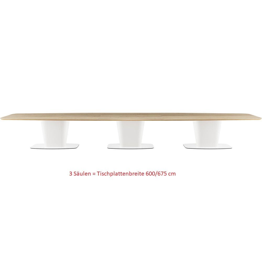 Konferenztisch Conventus FM Büromöbel - 225 bis 675 cm Tischlänge als Besprechungstisch - Büromöbel Plus