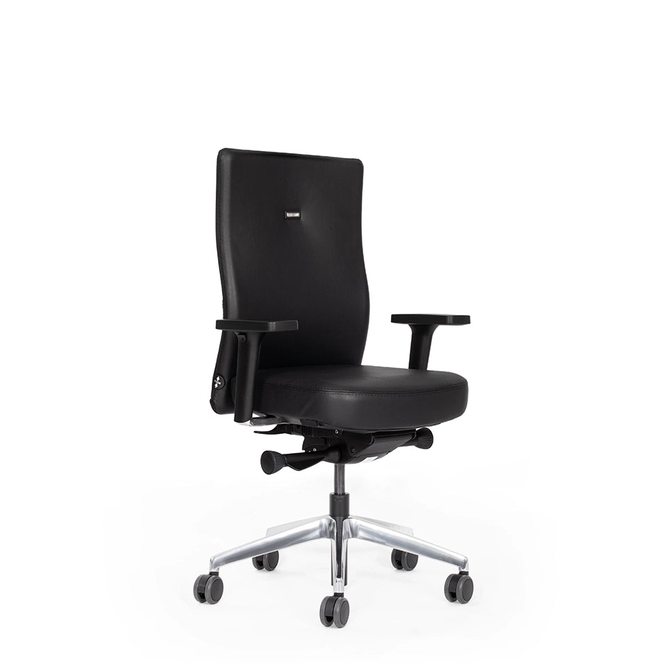Ergonomischer Bürostuhl Agilis AG10 | Comfort | Leder