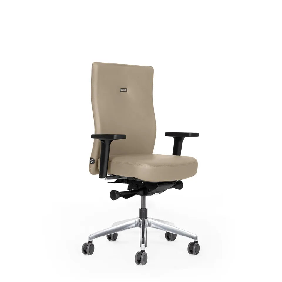 Ergonomischer Bürostuhl Agilis AG10 | Comfort | Leder