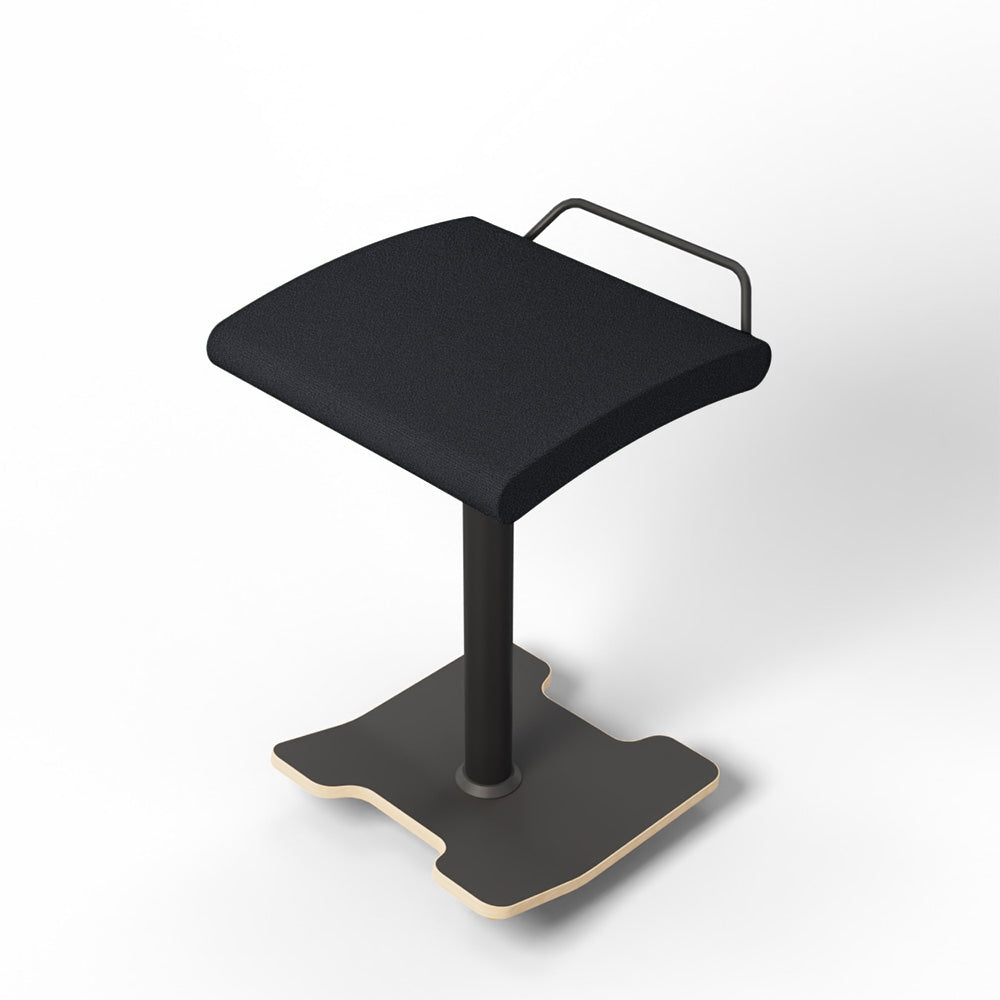Ergonomischer Bürohocker Hocker - Stehhilfe mit Bodenwippe Lento Sella Activa SA10 - verhindert Rückenschmerzen und Verspannungen