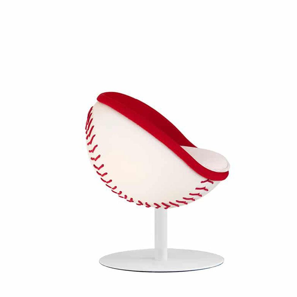 lillus HOMERUN Esszimmerstühle - Dinnerstuhl - Baseball Stuhl - Cocktailstuhl - Loungesessel - Ballsessel - Kugelsessel - Made in Germany 🇩🇪 - Büromöbel Plus
