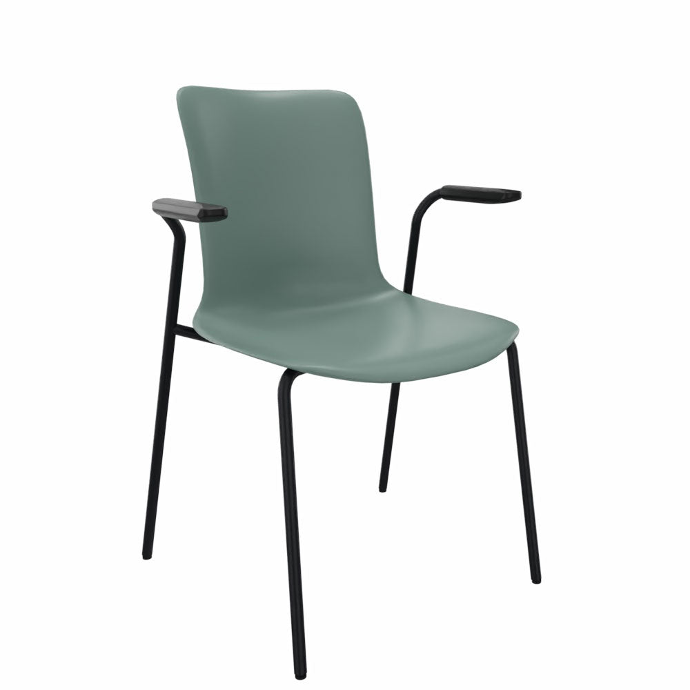 Moss Green | Schwarz | Armlehne