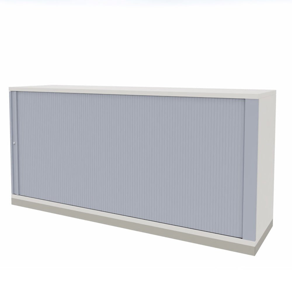Rolladenschrank Sidebord Büroschrank 2OH x 1600 mm breit + Schrankserie Profi + auf Rechnung bestellen und sparen - Büromöbel Plus