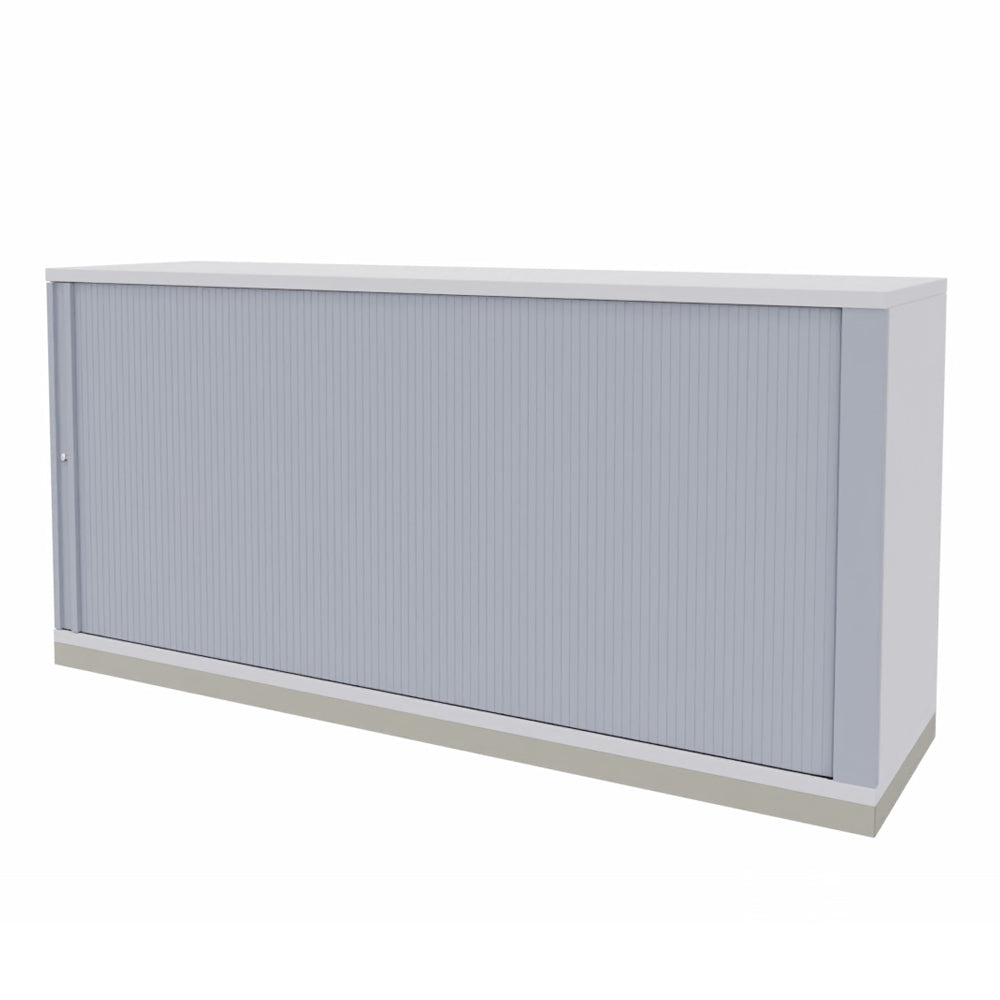 Rolladenschrank Sidebord Büroschrank 2OH x 1600 mm breit + Schrankserie Profi + auf Rechnung bestellen und sparen - Büromöbel Plus