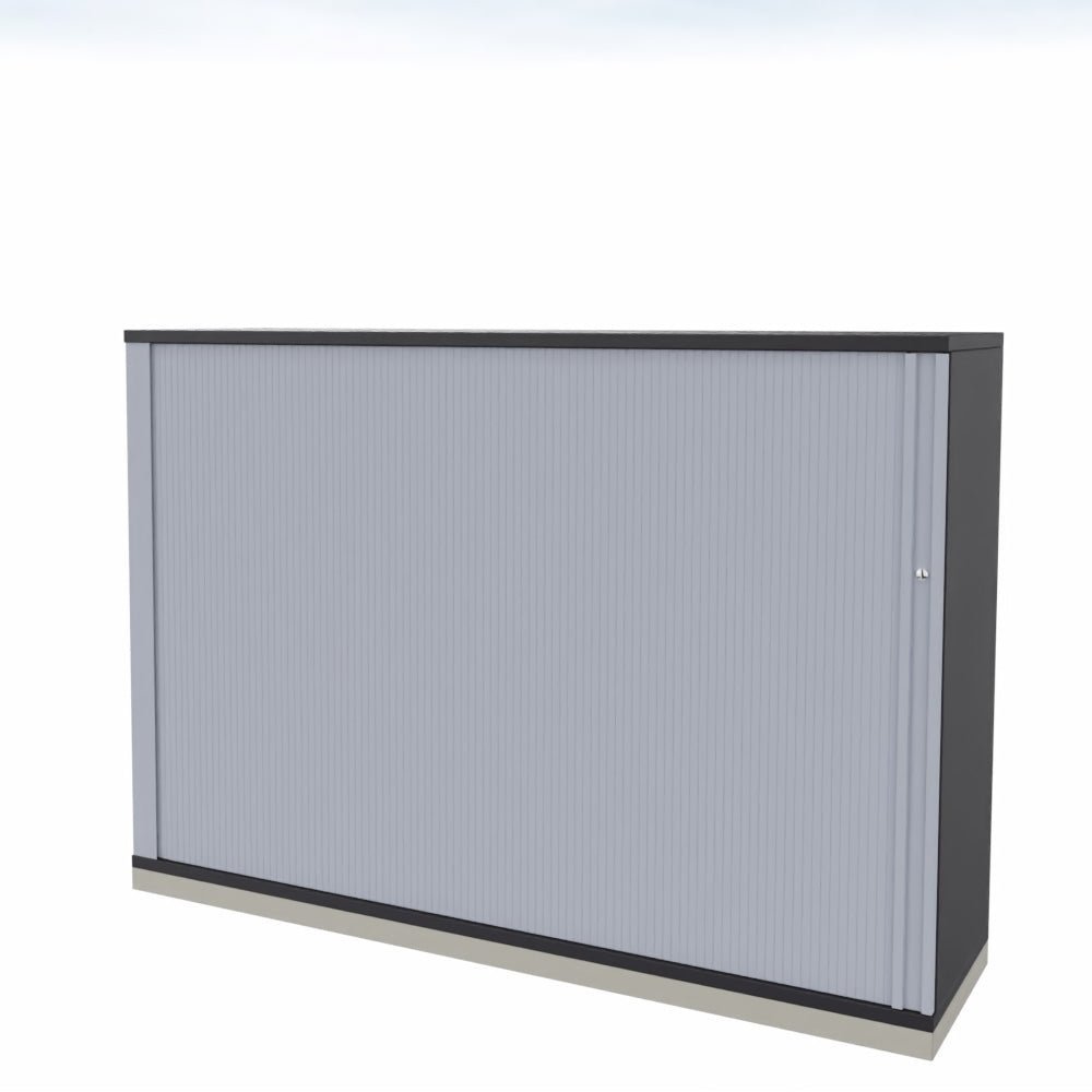 Rolladenschrank Sidebord Büroschrank 3OH x 1200 mm breit + Schrankserie Profi + auf Rechnung bestellen und sparen - Büromöbel Plus