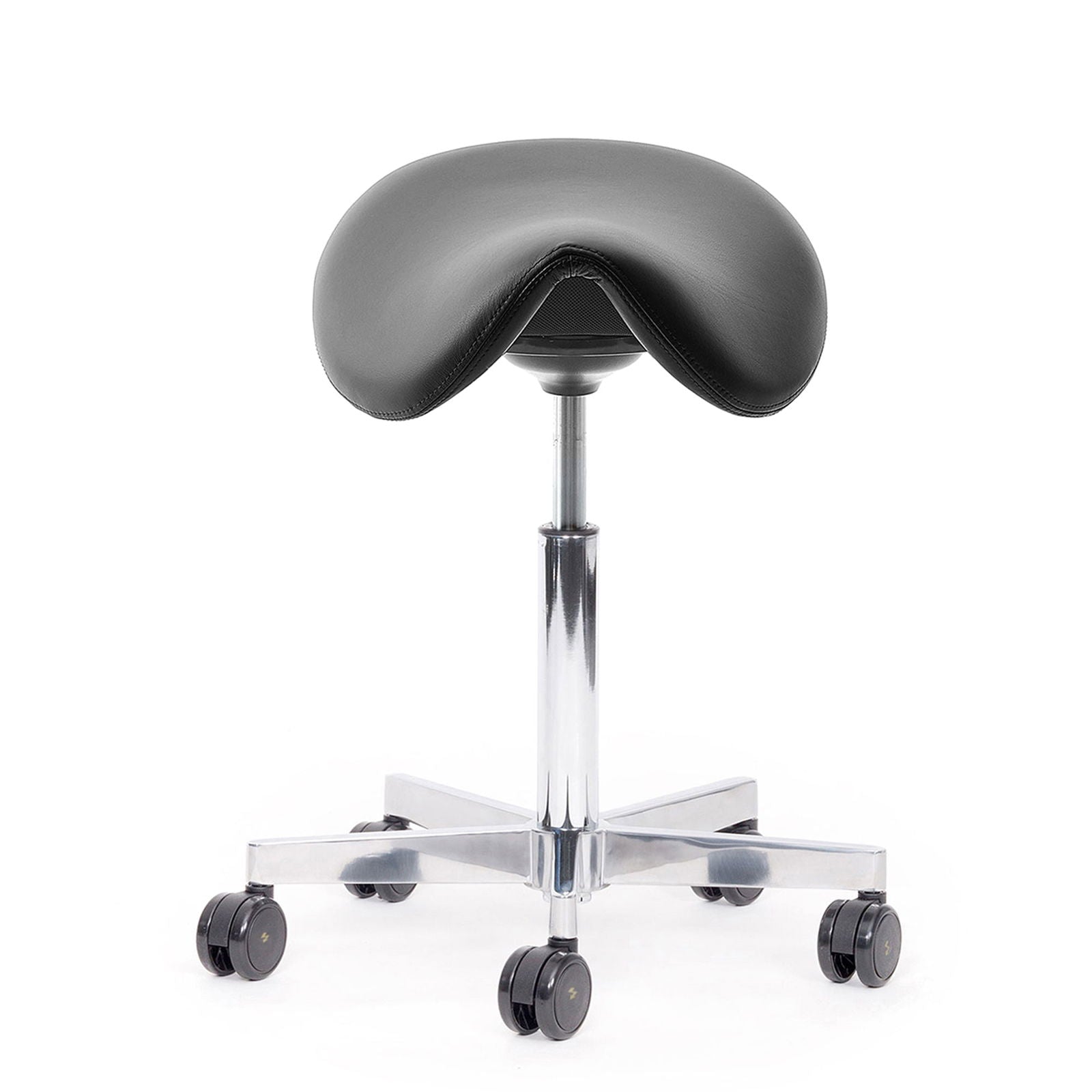 Rollhocker - Ergonomischer Sattelhocker Lento Sella / Sattelsitz - Büromöbel Plus