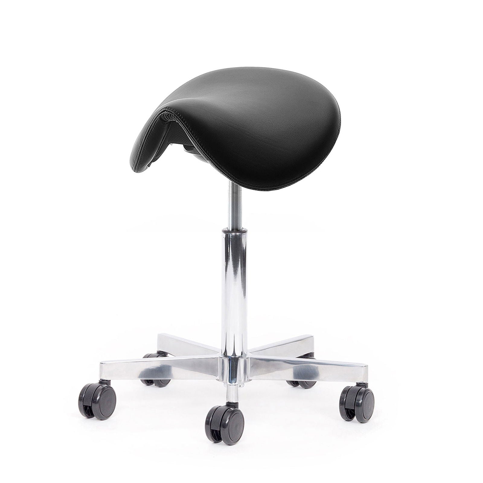 Rollhocker - Ergonomischer Sattelhocker Lento Sella / Sattelsitz - Büromöbel Plus