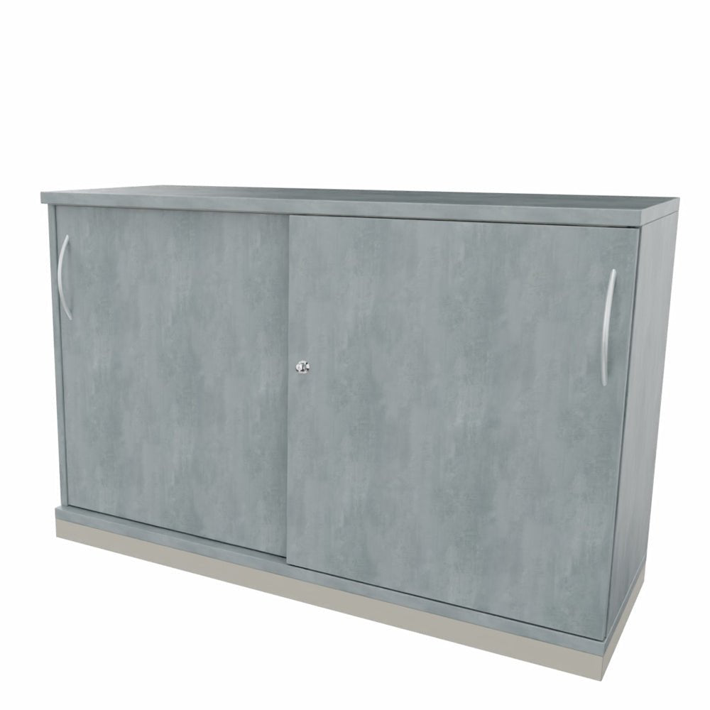 Schiebetürenschrank | Aktenschrank | Sidebord | Büroschrank 2OH x 1200 mm breit + Schrankserie Profi - Büromöbel Plus