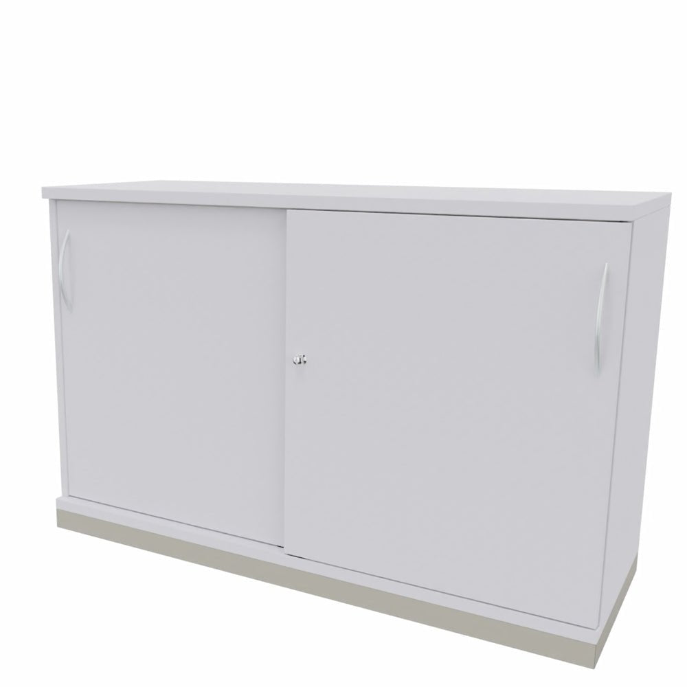 Schiebetürenschrank | Aktenschrank | Sidebord | Büroschrank 2OH x 1200 mm breit + Schrankserie Profi - Büromöbel Plus