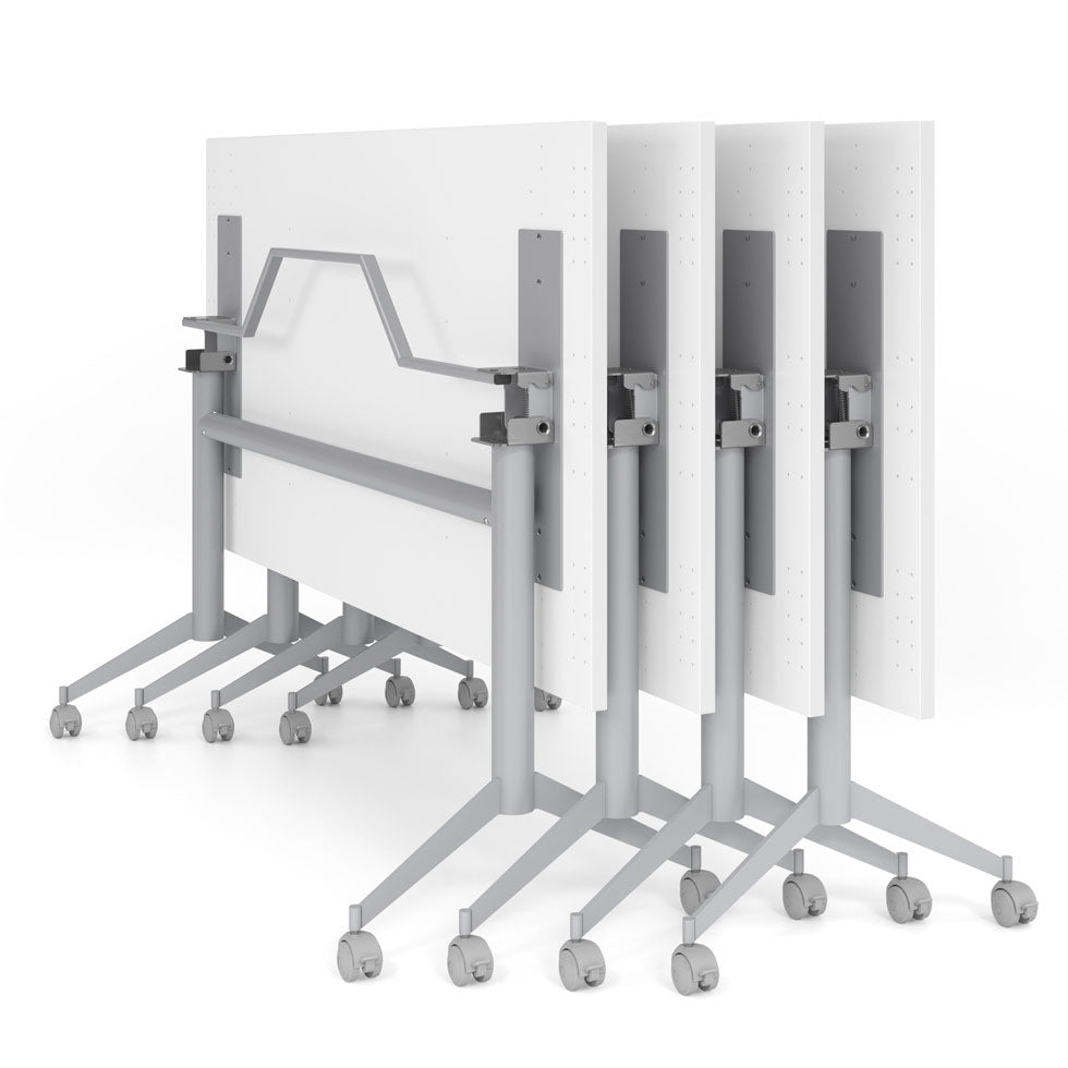 Schreibtisch klappbar - Klapptisch auf Rollen - Büromöbel Plus - Serie EASY 160 x 80 cm - auf Rechnung bestellen und sparen🇩🇪 - Büromöbel Plus