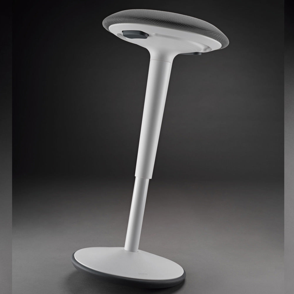 sedus se:fit Stehhocker | Hocker | Steh-Sitzhocker | Weiß - Grau - Grün - blau