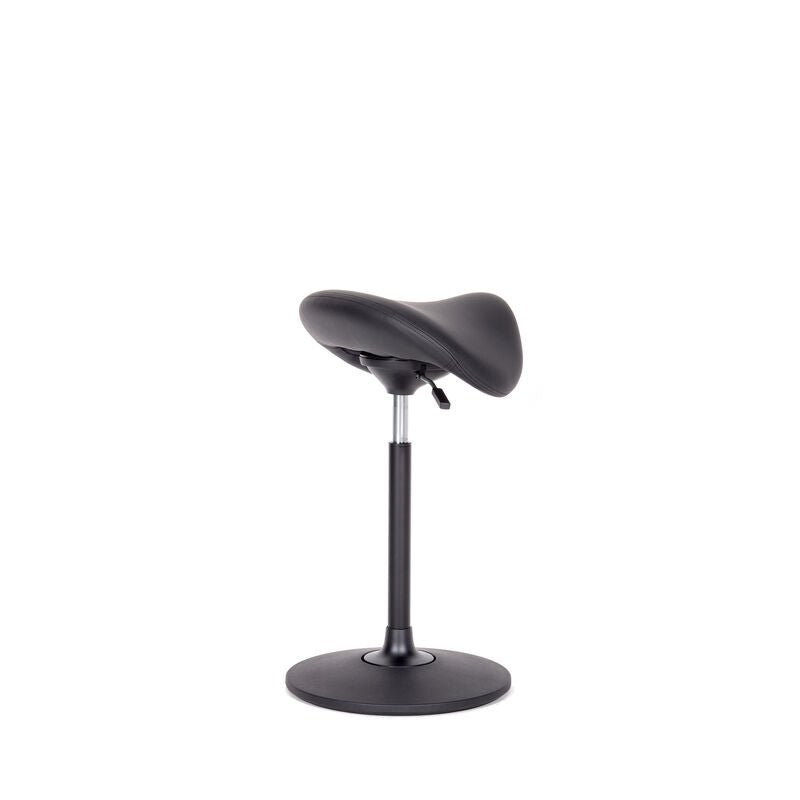 Stehhilfe - Ergonomischer Pendelhocker Lento Sella / Sattelsitz / Stehhocker für einen gesunden Rücken - Kunstleder Antibakteriell - Büromöbel Plus