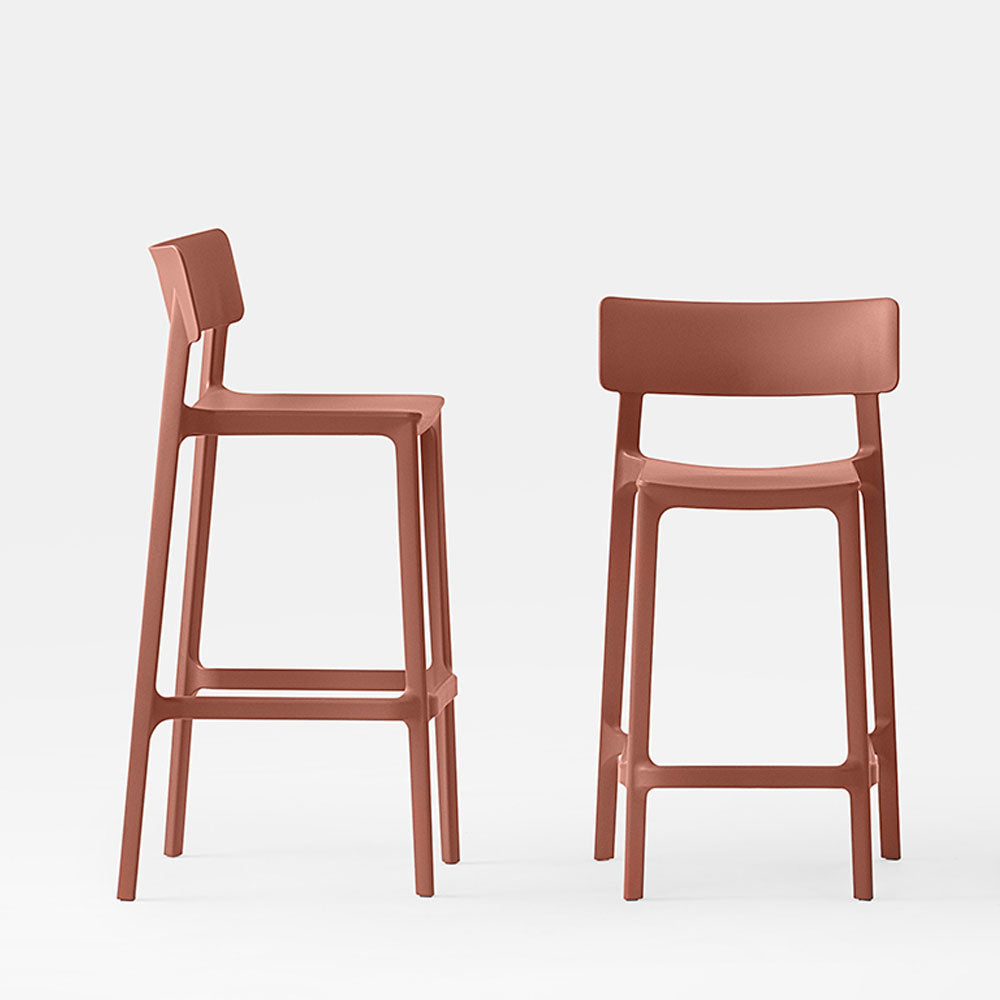 Kastel Klan Barhocker | Tresenstuhl | Barstuhl Kunststoff | Outdoor / Indoor