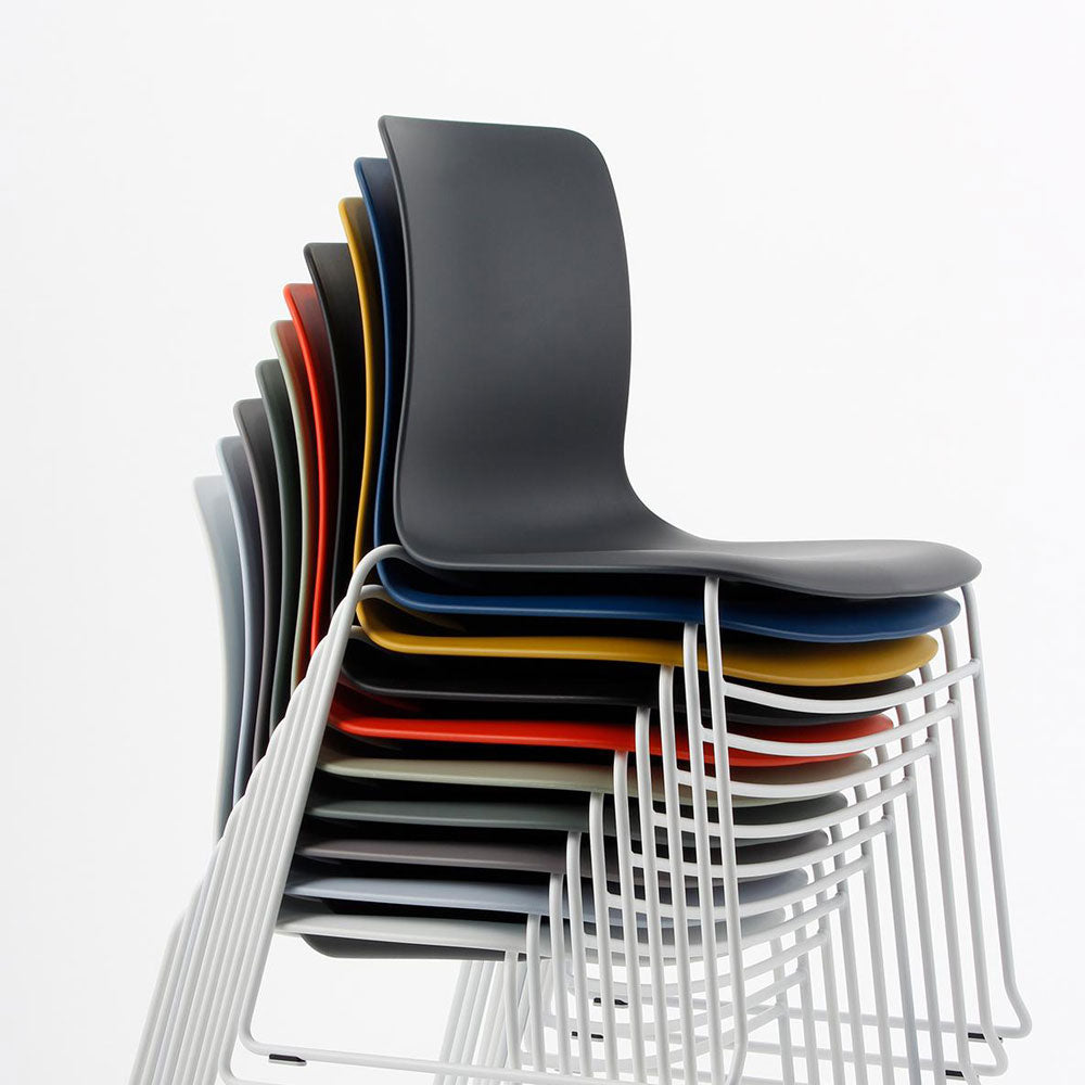 KÖHL KOLLEG Kufenstuhl stapelbar | Besucherstuhl | Wartezimmerstuhl | Seminarstuhl | Gastronomie | auf Rechnung kaufen