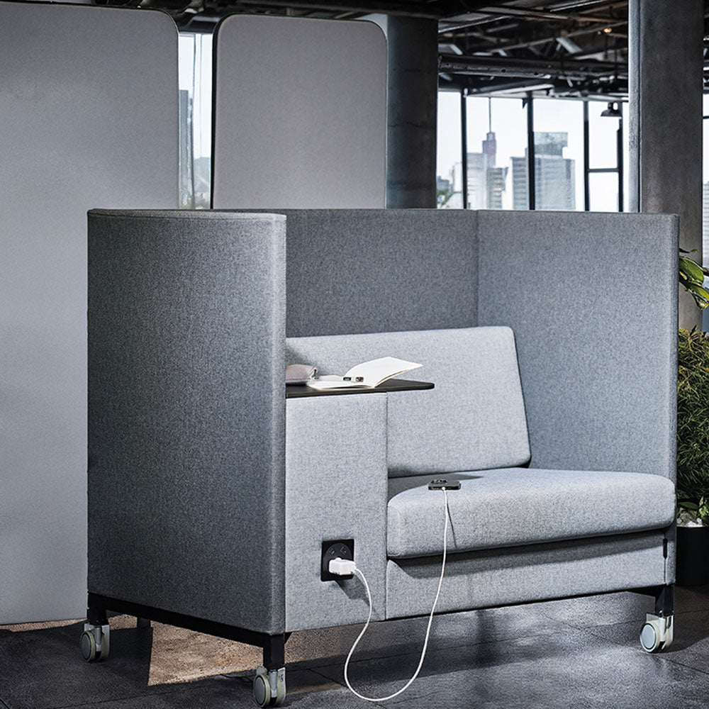SMV Manhatten Workplace Lounge-Sofa mobil | Lounge-Sessel Brandschutzzertifiziert | schwer entflammbar nach DIN 66084 p-a / B1