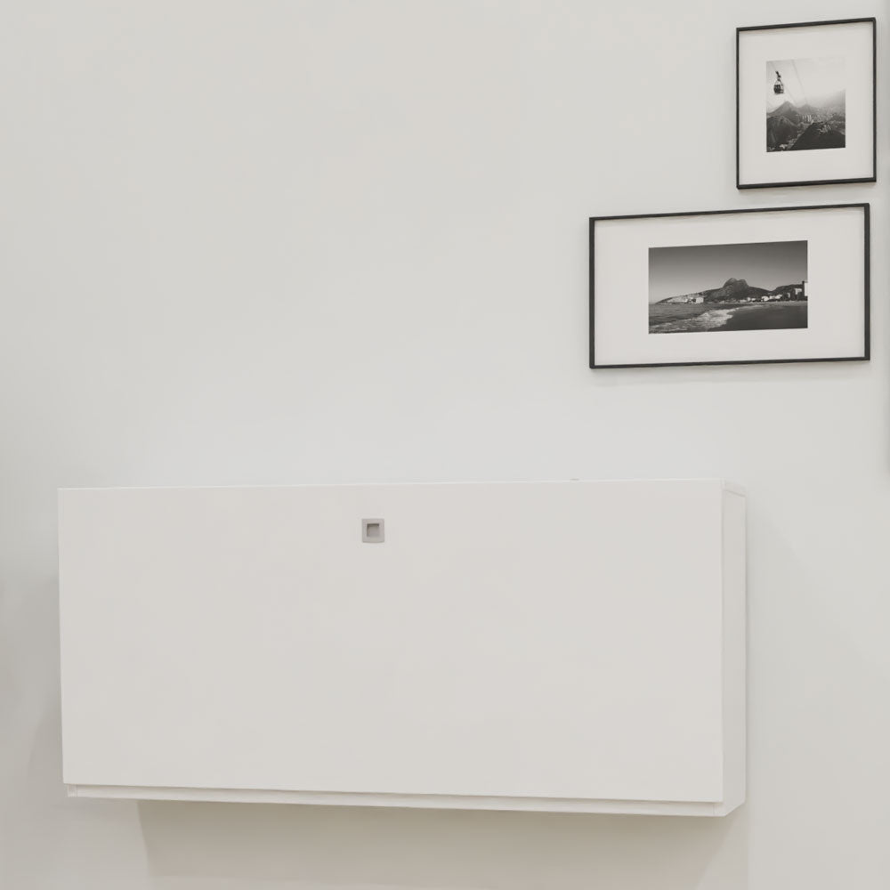 Reiss Wandschreibtisch klappbar | Platz für 2 Monitore | Schreibtisch - 115cm breit - viel Platz