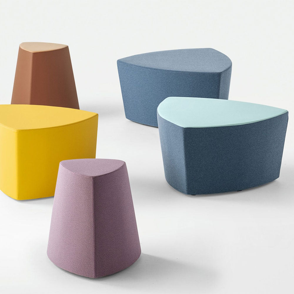 Kensho Stool von Kastel – Design-Polsterhocker & Pouf mobil für moderne Kommunikationszonen | auf Rechnung kaufen