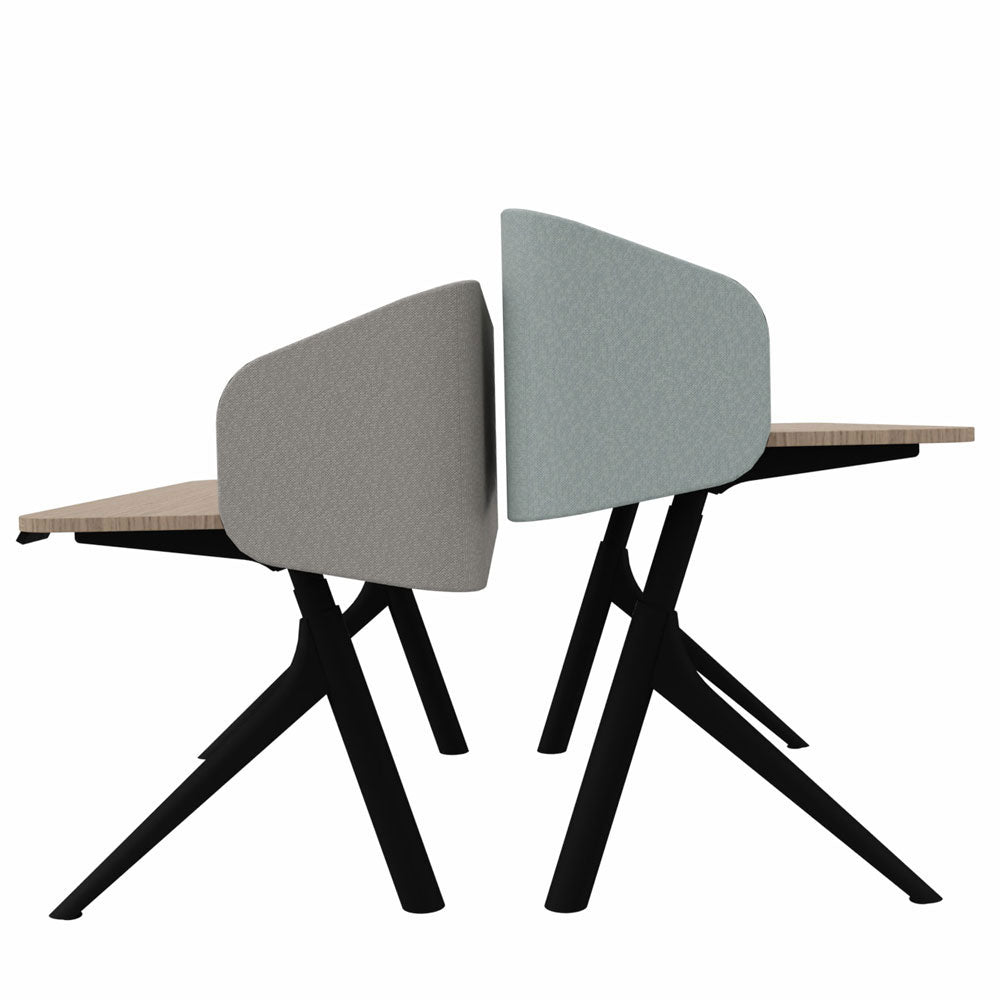 Wiesner Hager furniloop | elektrisch höhenverstellbarer Schreibtisch + Screen | Homeoffice | FlatUp