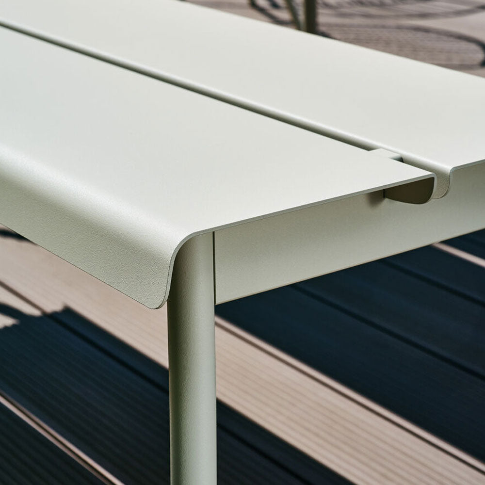 mdd Flaner Outdoor Bank | Sitzbank 120 cm | Wetterfest Metall | Design Outdoor Stühle