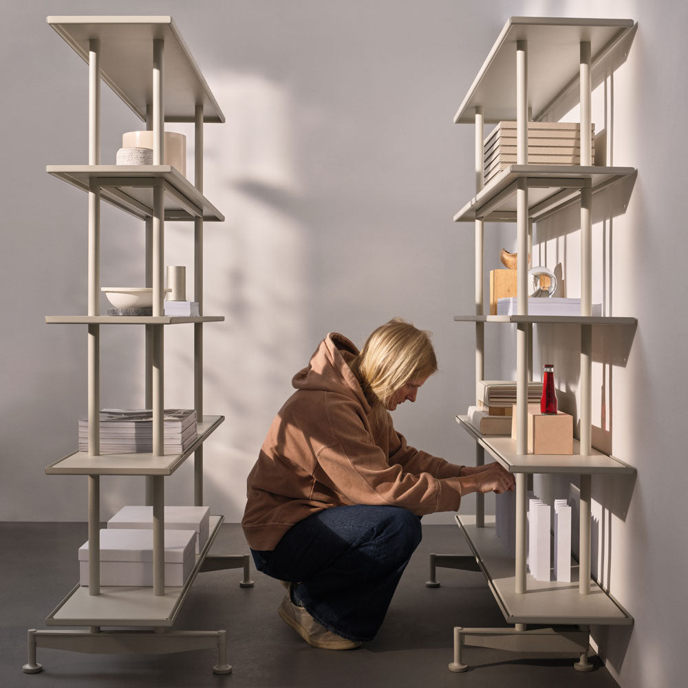 LINTEX A08. Regal Grau | Glas Whiteboard | Raumteiler mobil | Schallabsorber | Magnetisches Whiteboard |