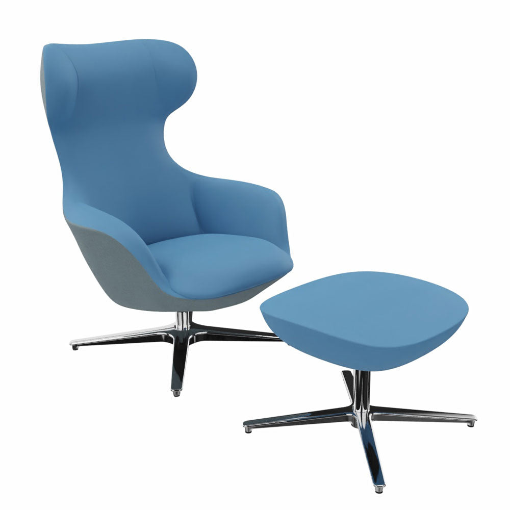 SMV Rook Loungesessel | Sessel Brandschutzzertifiziert | schwer entflammbar nach DIN 66084 p-a / B1