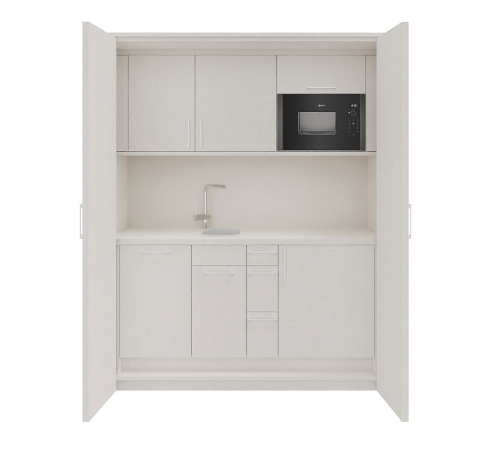 POP UP KITCHEN - fm Büromöbel – Verschließbare Büroküche