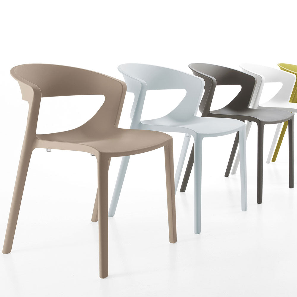 Kastel Kicca One Stapelstuhl | Kunststoffstuhl | Outdoorstuhl UV-beständig auf Rechnung bestellen