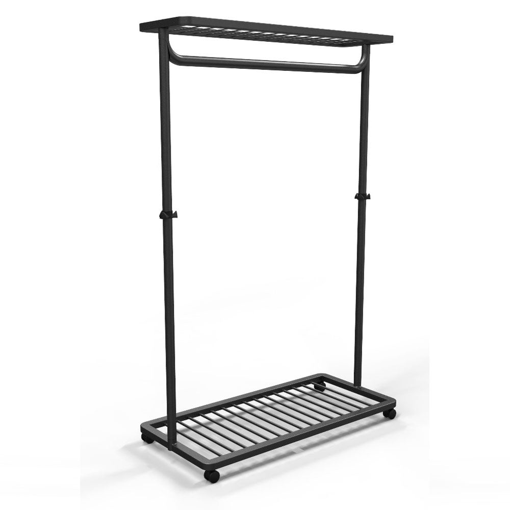 Mobile Garderobe mit Rollen