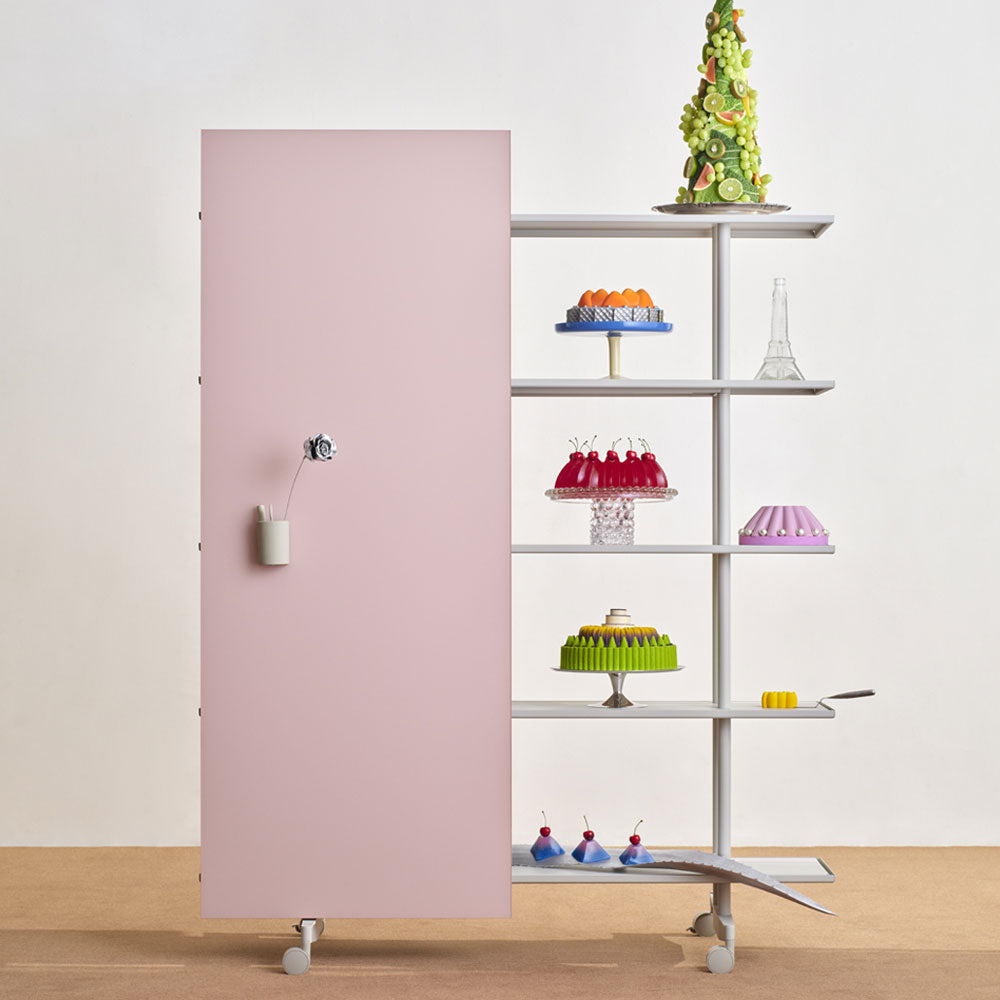 LINTEX A08. Regal Schwarz | Glas Whiteboard | Raumteiler mobil | Schallabsorber | Magnetisches Whiteboard