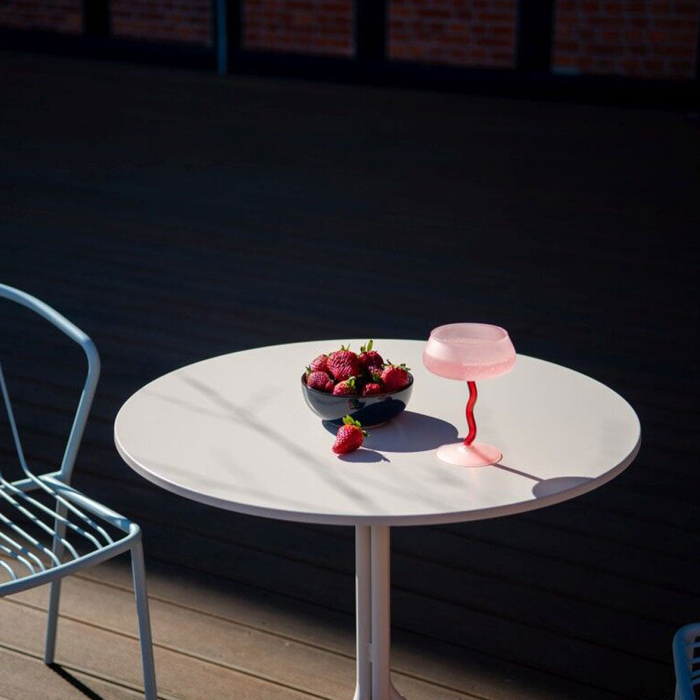 mdd Luna Outdoor-Tisch Ø 70cm | Design | Stabilität & Funktion für den Professionellen Einsatz | auf Rechnung bestellen