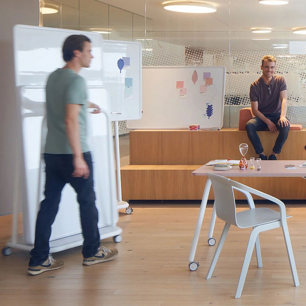 sedus se:lab board | mobiler Stehtisch Sitztisch | Tisch auf Rollen