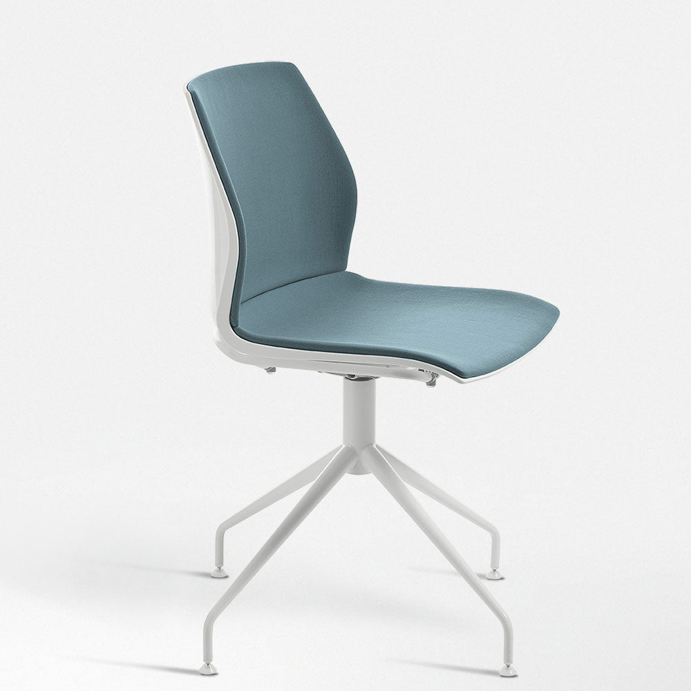 Kastel Kalea Drehstuhl | Besucherstuhl mit Spinnengestell | Stellfüße ohne Armlehne