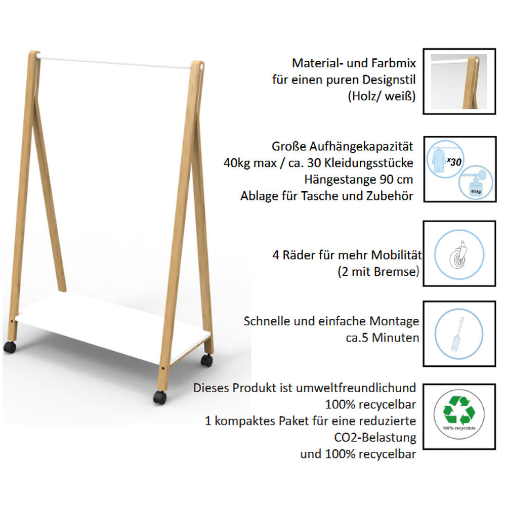 Moderne Designergarderobe für Agenturen und Coworking Spaces