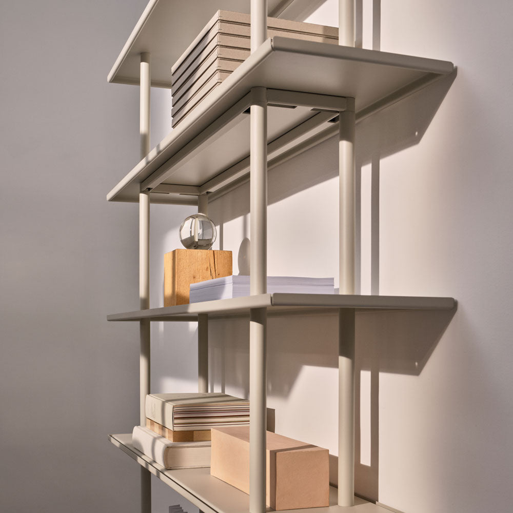 LINTEX A08. Regal Grau | Glas Whiteboard | Raumteiler mobil | Schallabsorber | Magnetisches Whiteboard |