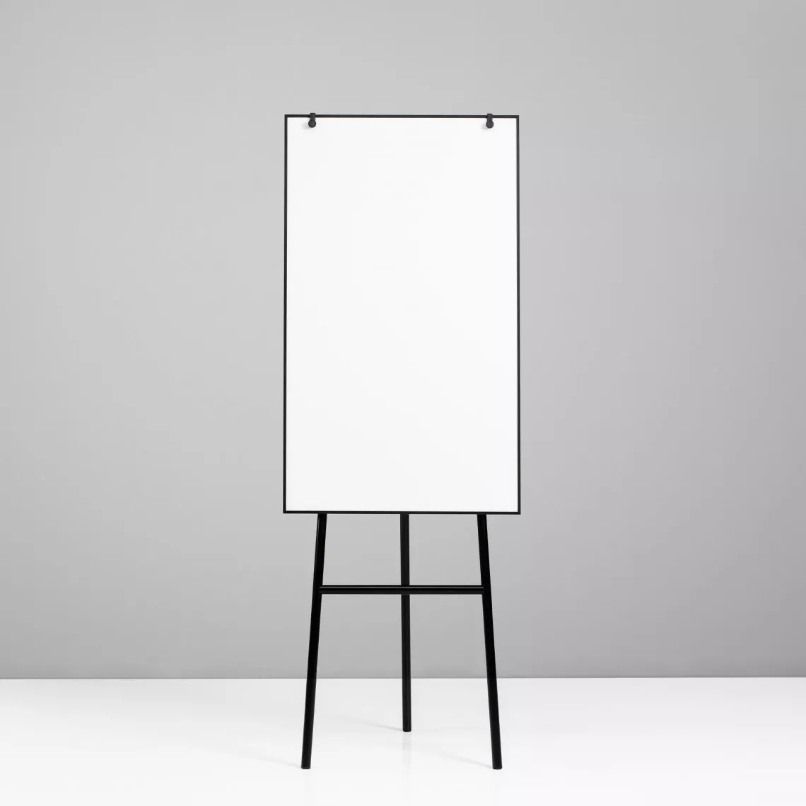 LINTEX ONE Flipchart | Keramik Whiteboard | schwarzes - weißes Gestell | auf Rechnung