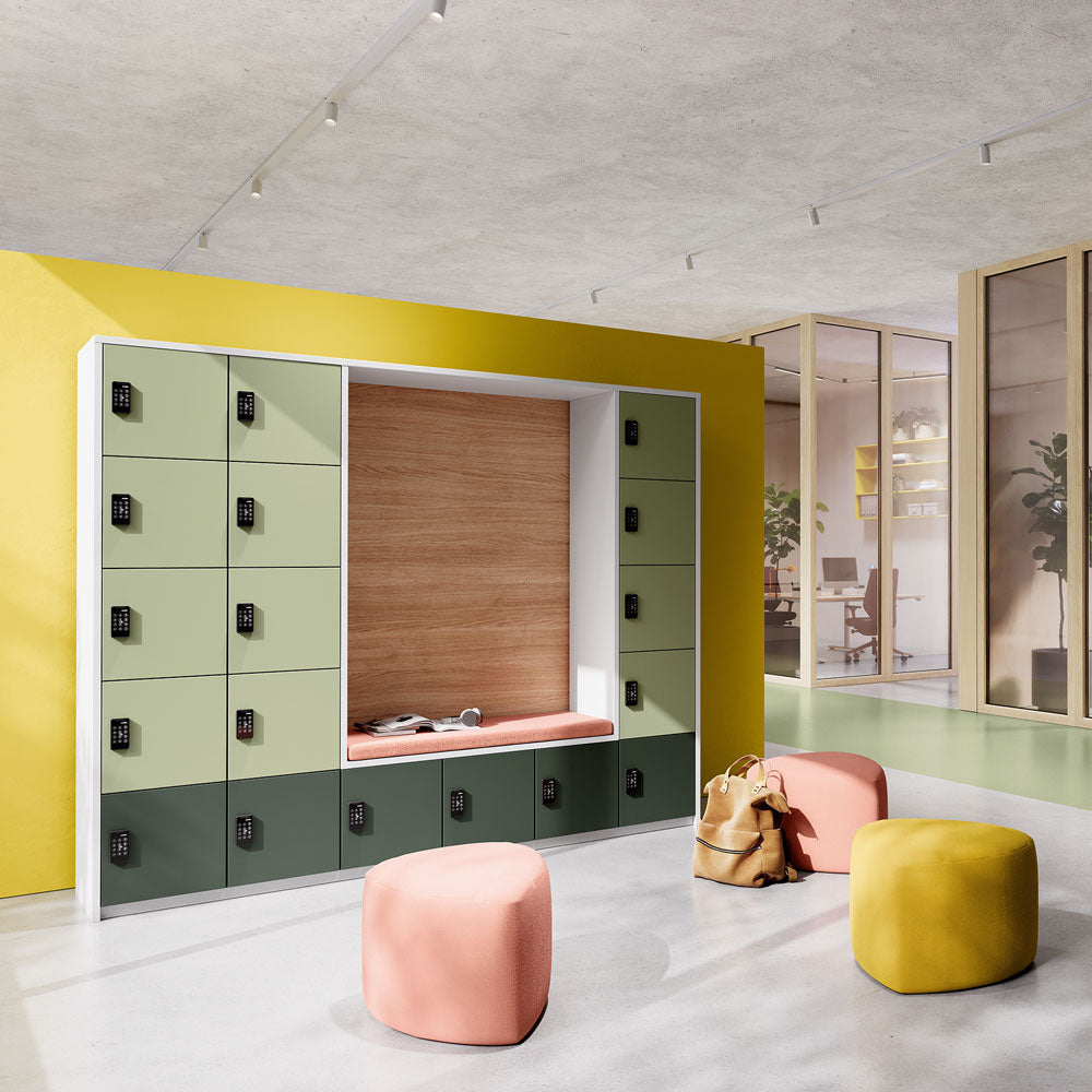 Lockerschrank Style | Schließfachschrank | Büroschrank | 4 + 5OH x 40 cm