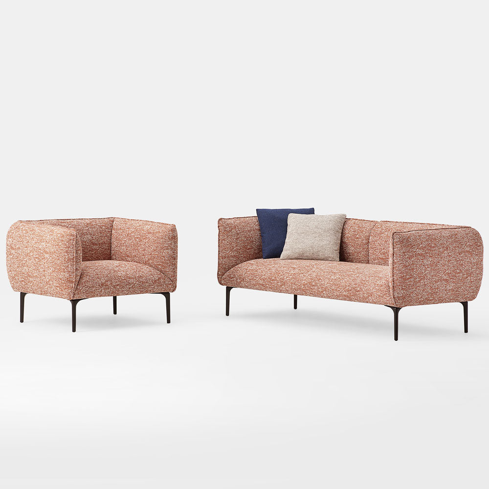 Kastel Klever Lounge 2-Sitzer Sofa – Design Loungesofa | Loungemöbel für moderne Kommunikationszonen