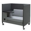 SMV Manhatten Workplace Lounge-Sofa mobil | Lounge-Sessel Brandschutzzertifiziert | schwer entflammbar nach DIN 66084 p-a / B1