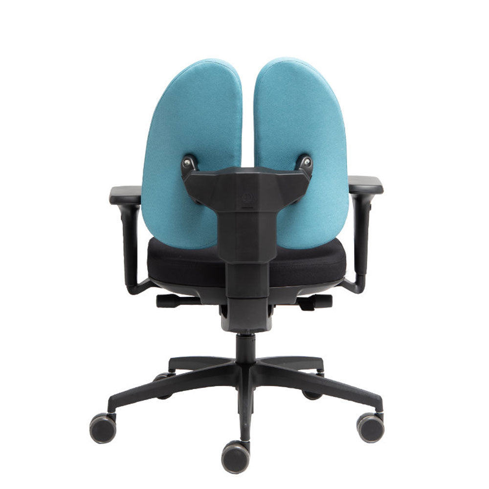 Wupperchair Muvback L2 | 4D Armlehnen | ergonomischer Bürostuhl | geteilter Rücken
