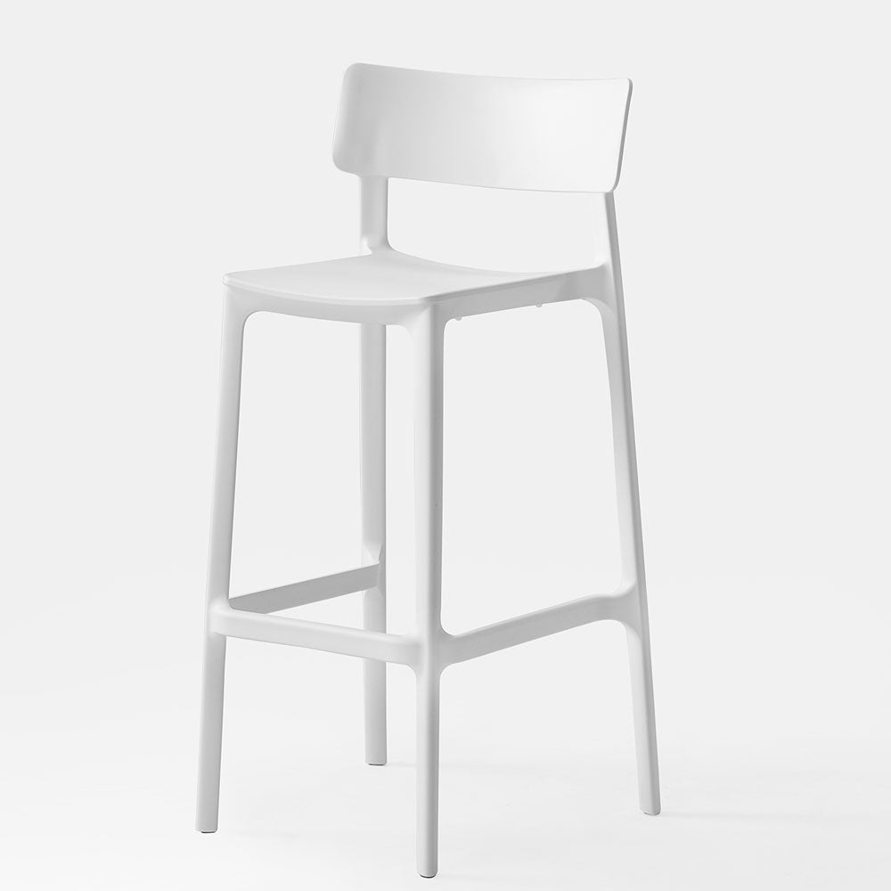 Kastel Klan Barhocker | Tresenstuhl | Barstuhl Kunststoff | Outdoor / Indoor