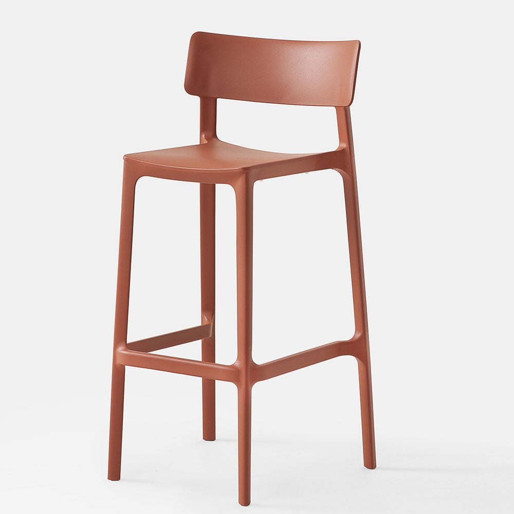 Kastel Klan Barhocker | Tresenstuhl | Barstuhl Kunststoff | Outdoor / Indoor