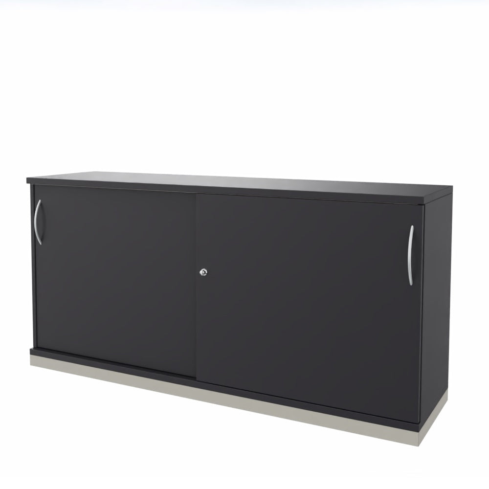 Schiebetürenschrank | Aktenschrank | Sidebord | Büroschrank 2OH x 1600 mm breit + Schrankserie Profi