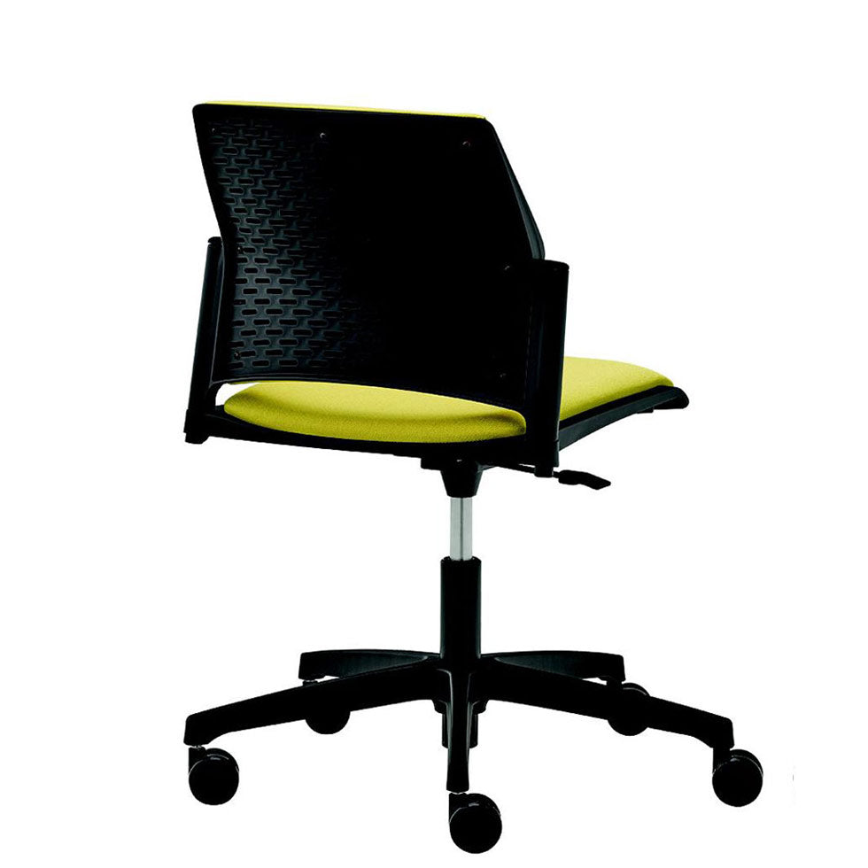 Dark Khaki Drehstuhl PLUS 2 mit Sitzpolster & Rückenpolster - Bürostuhl auf Rechnung kaufen Besucherstuhl-konferenzstuhl-stapelstuhl-reihenstuhl-schwarz-armlehne-bueromoebel-plus-schwarz-drehstuhl-fusskreuz-rollen-1.jpg Büromöbel Plus
