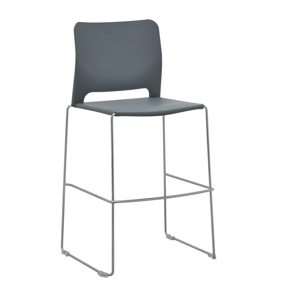 Dim Gray Barhocker PLUS 3 - Kufenstuhl - Tresenstuhl - Counterstuhl - Design schlicht auf Rechnung kaufen Besucherstuhl-kufenstuhl-kunststoffstuhl-buerostuhl-bueromoebel-plus-barhocker-counter-preiswert.jpg Büromöbel Plus