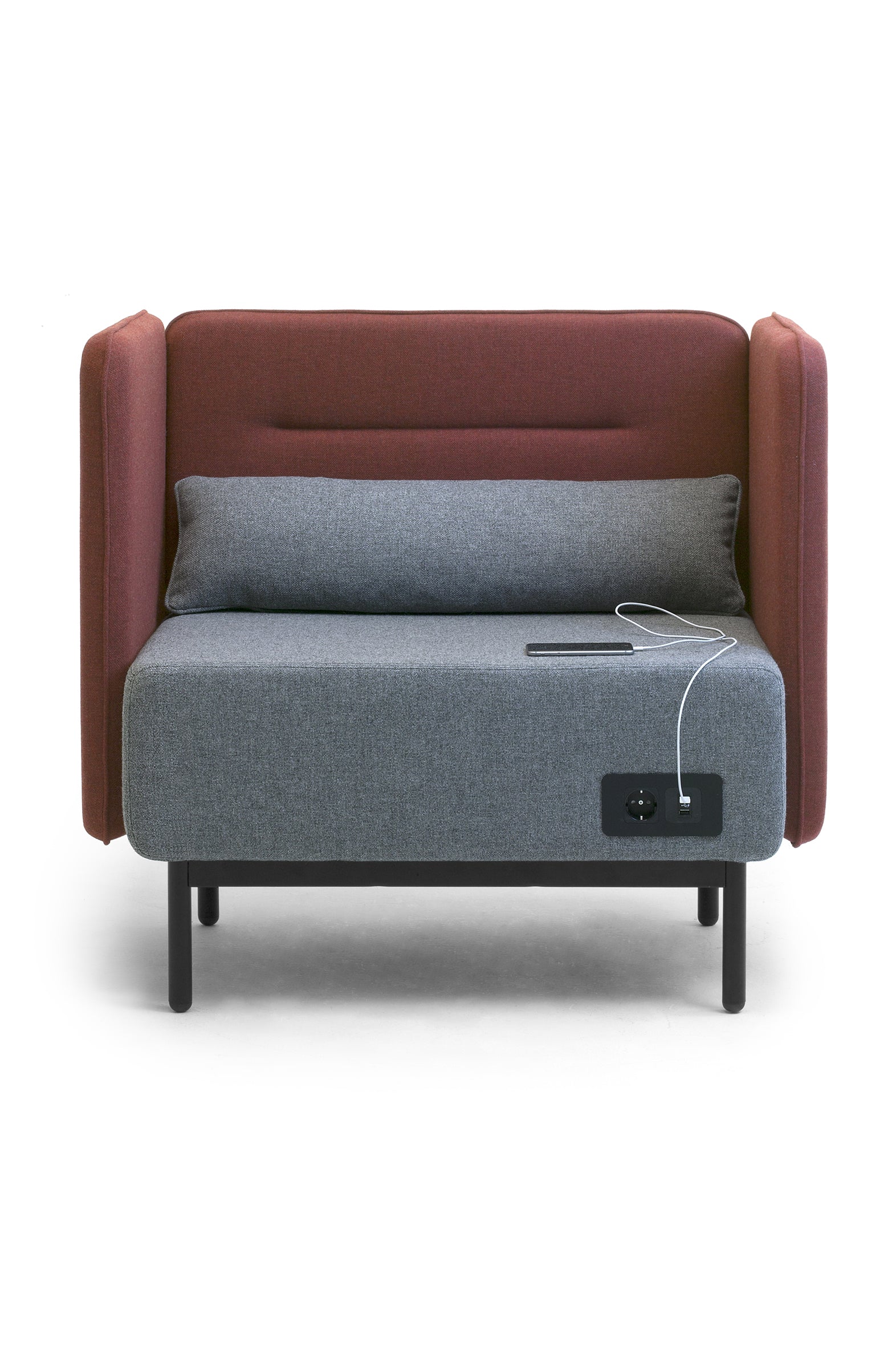 Lounge Sofa fm Calesita DIALOG - hochwertiger Wollbezug Fenice